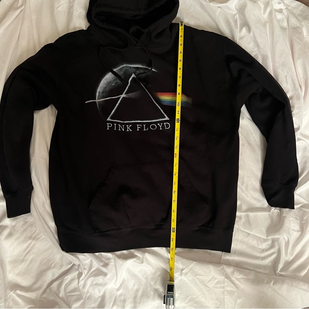 Vintage Pink Floyd Black Hoodie Men’s L Dark Side of The Moon Hoodie - Picture 7 of 9